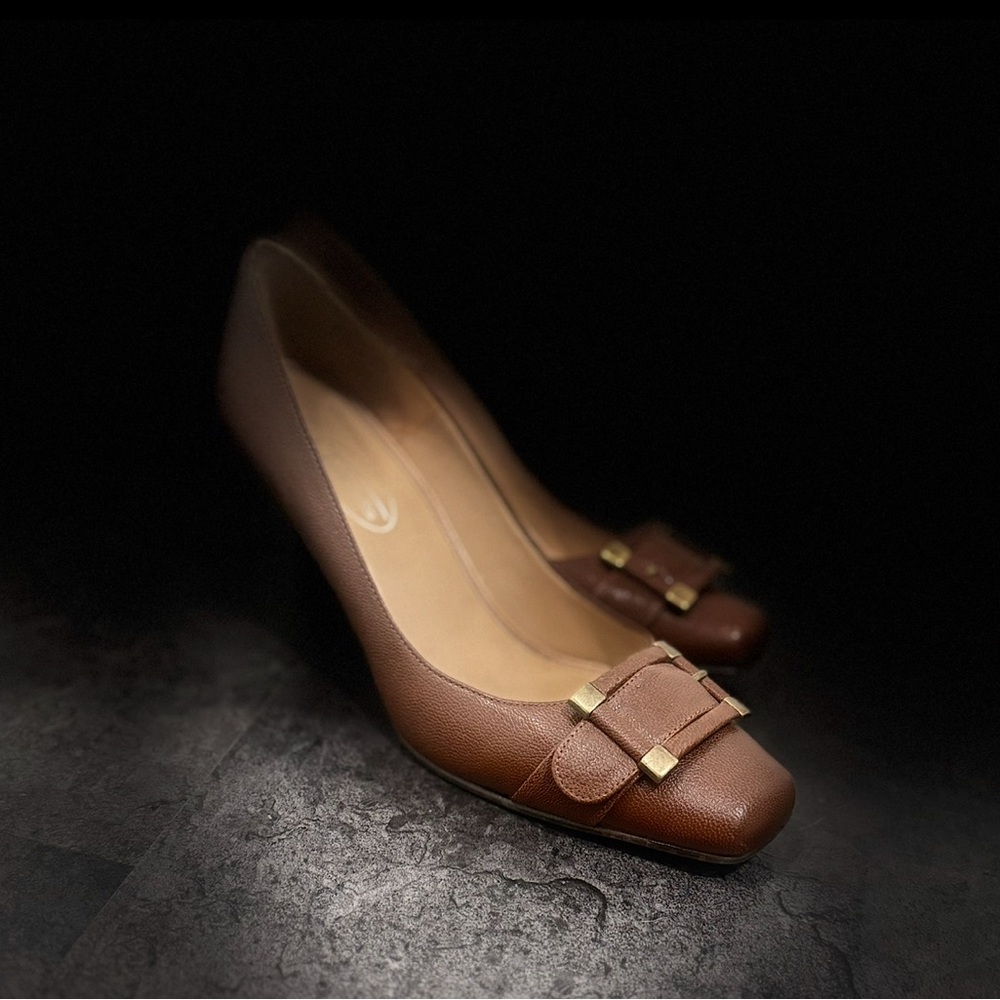 Brown Buckle heel (Talbots)